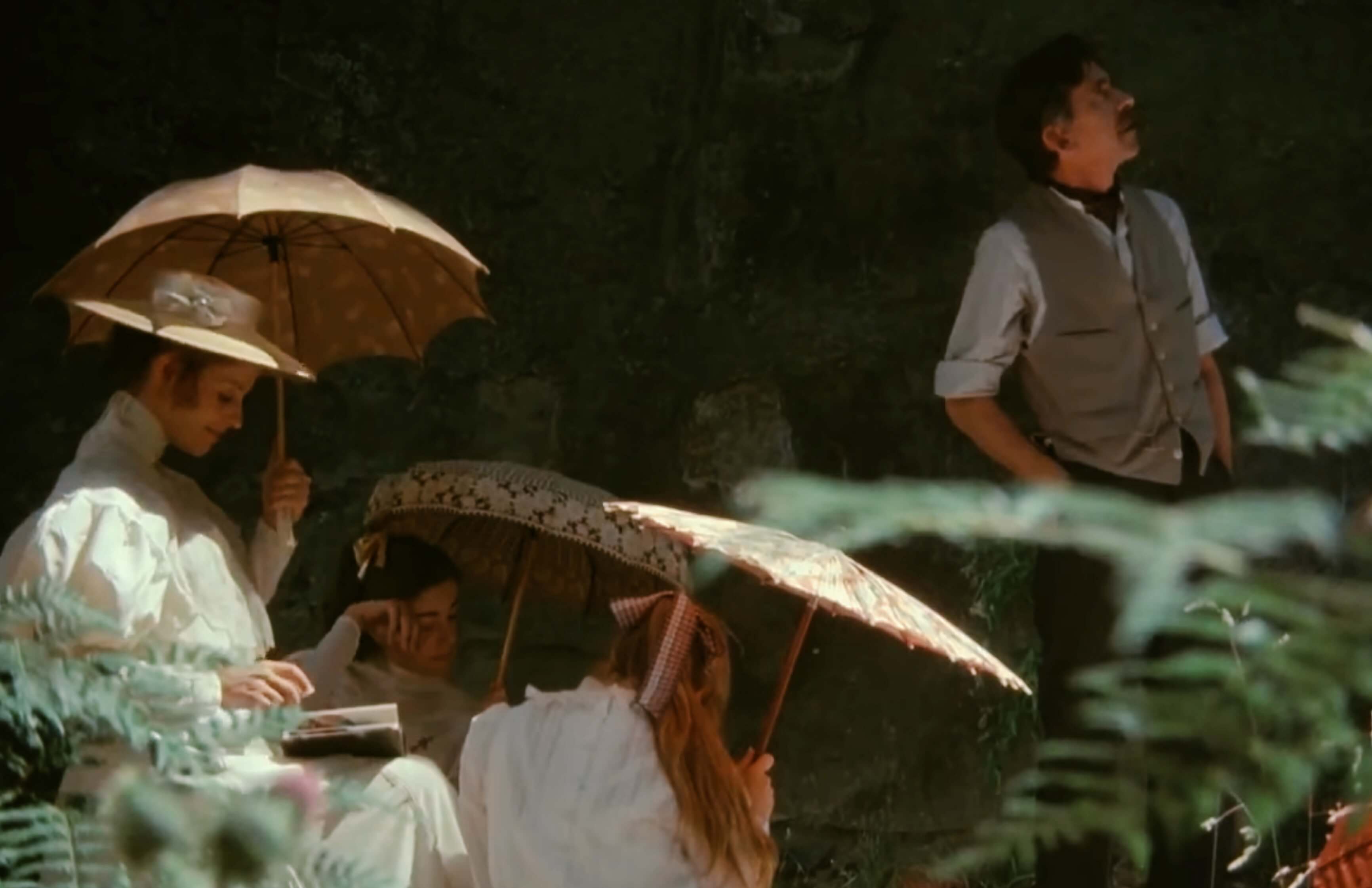 The picnic scene from picnic at hanging rock-scene